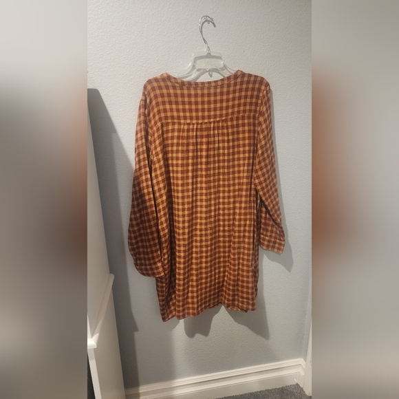 Sonoma Brown Plaid Dress - Picture 4 of 4